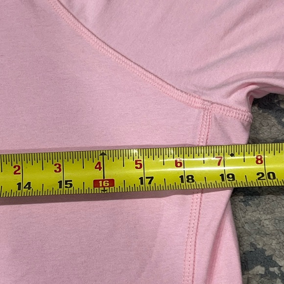 Peter Millar Women's Mélange Raglan-Sleeve Perth Layer in Palmer Pink, Large - Picture 8 of 10